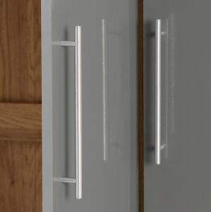 Image: 7191 - Sevile 3 Door Wardrobe - Grey